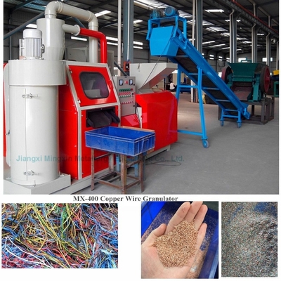 Câblage cuivre de MX coupant la machine 300-2000kg/h